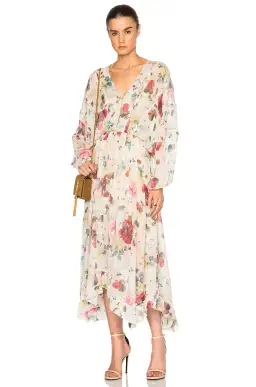 Zimmermann Mischief Ladder Midi Dress Floral Size 8 for rent on The Volte - image 3