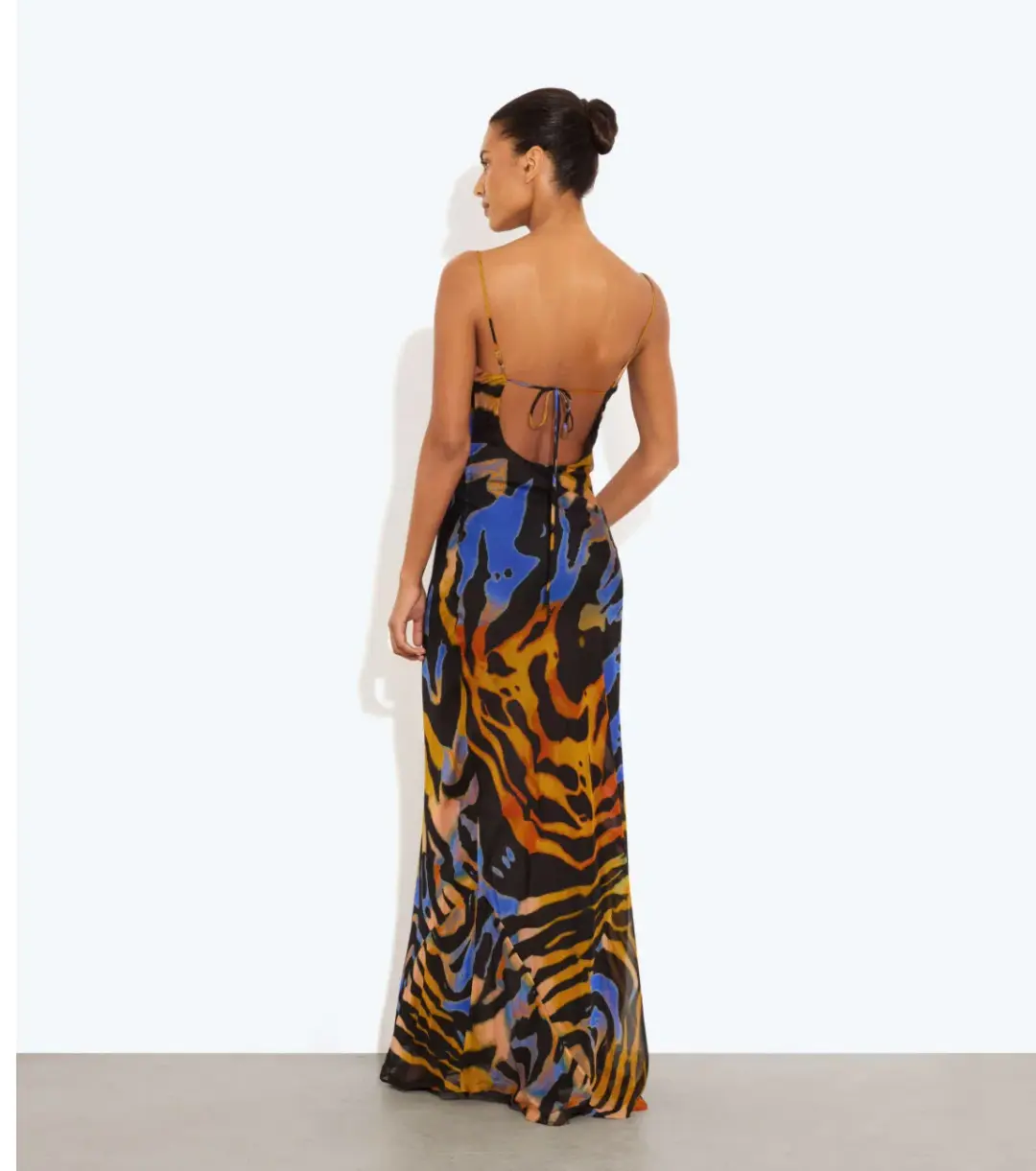 Rat & Boa Fabienne Print Maxi Dress Print Size XS (Best fit Au 6-8 for rent on The Volte - main image