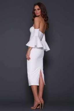 ELLE ZEITOUNE ELECTRA WHITE DRESS for rent on The Volte - image 1