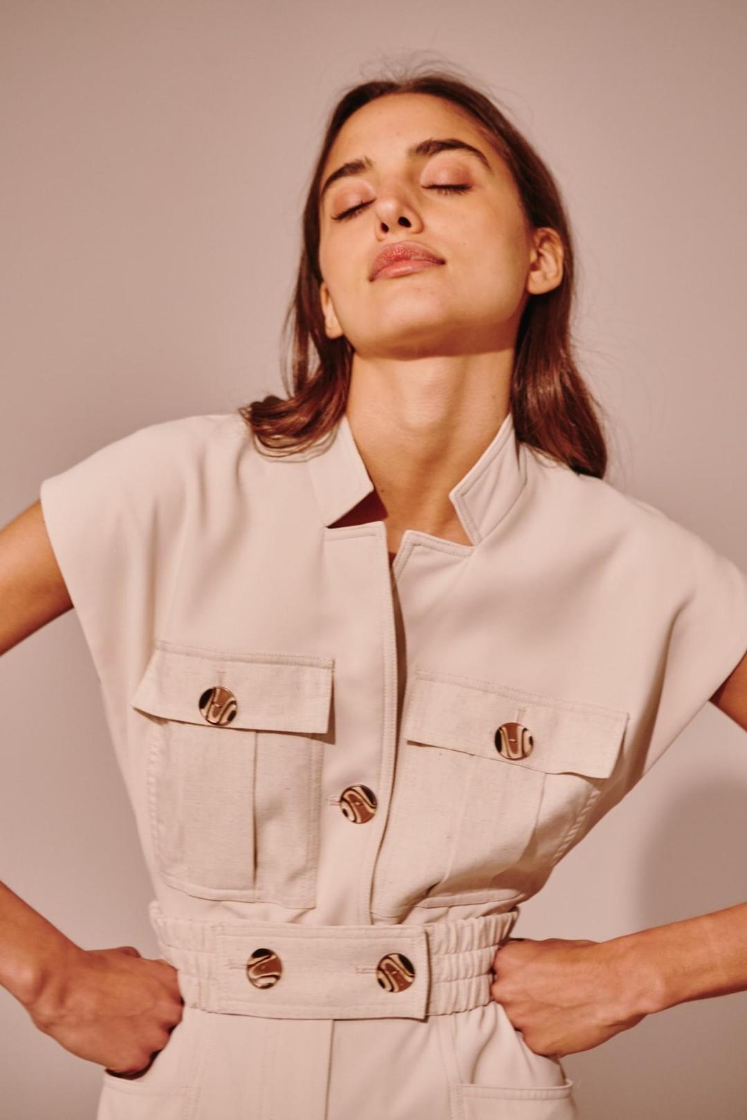 C/MEO Collective Consistent Jumpsuit White Size XS for rent on The Volte - main image