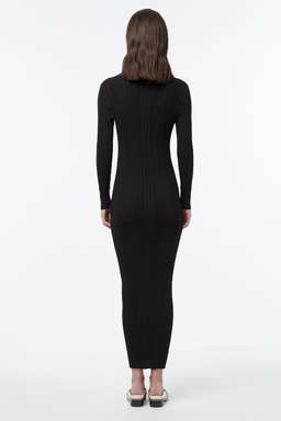 Manning Cartell Split Screen L/S Knit Dress Black Size 8 for rent on The Volte - image 4