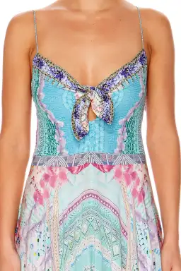 Camilla Garden State Long Dress With Tie Front Size 14 for rent on The Volte - image 4