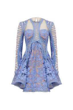 Thurley Bluebell Lace Dress Blue Size 10 for rent on The Volte - image 5