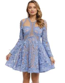 Thurley Bluebell Lace Dress Blue Size 10 for rent on The Volte - image 3