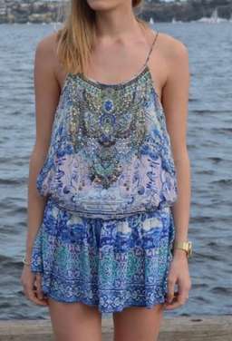 Camilla 'Temptress of the Deep' playsuit size 1