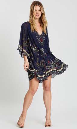 Camilla Wings in Arms Layered Frill Short Dress Print Size 12 for rent on The Volte - image 1