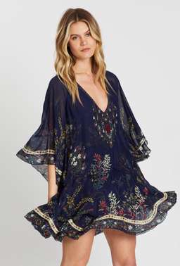 Camilla Wings in Arms Layered Frill Short Dress Print Size 12 for rent on The Volte - image 3