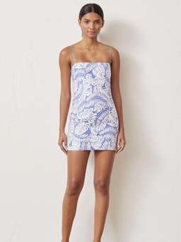 Bec & Bridge Banana Leaf Mini Dress Print Size 8