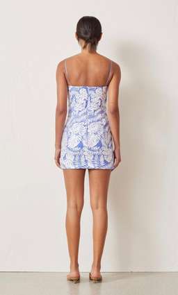 Bec & Bridge Banana Leaf Mini Dress Print Size 8