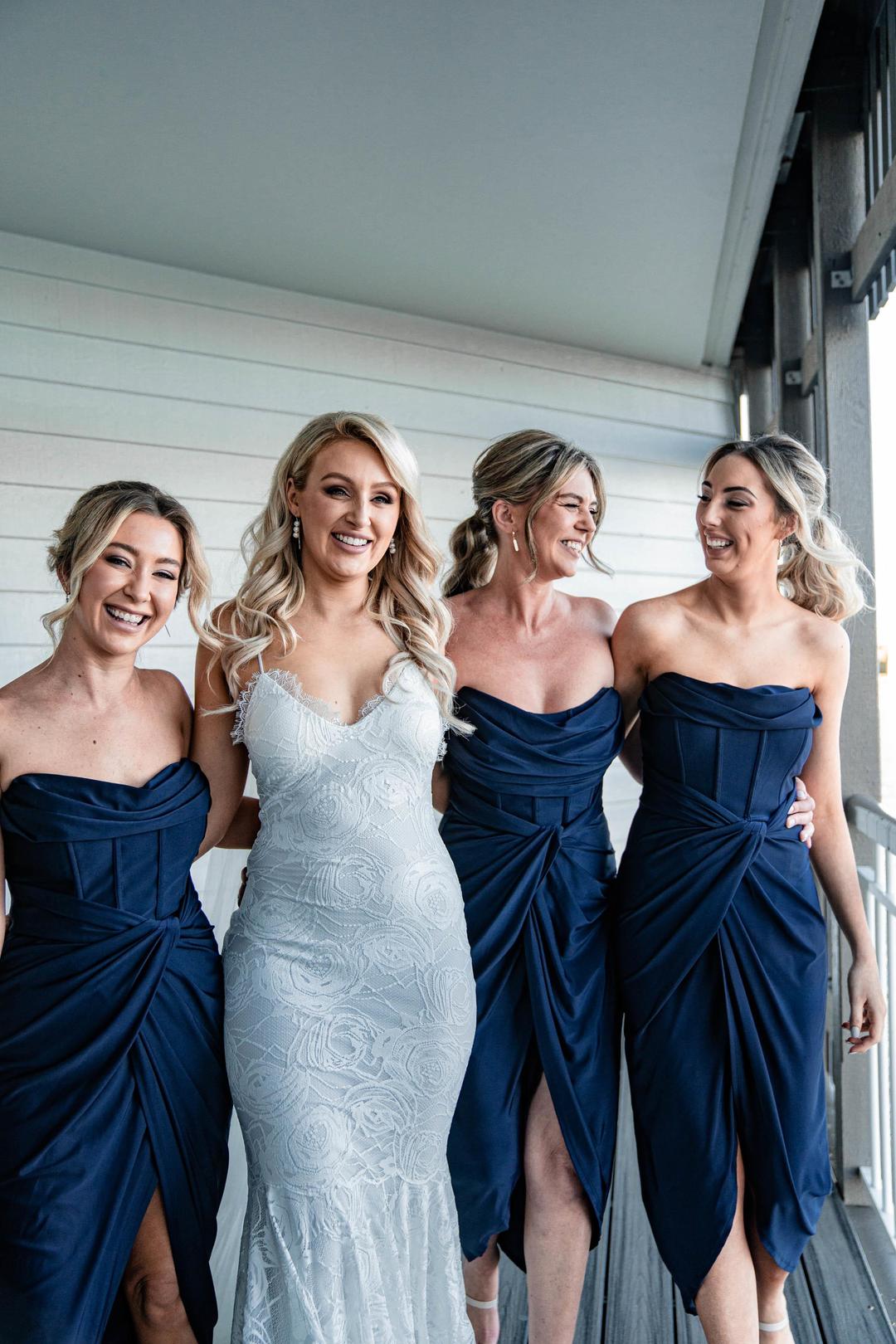 Shieke Ink Jersey Midi Dress Blue Size 6 for rent on The Volte - main image