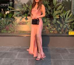 Jonathan Simkhai long flared slip dress