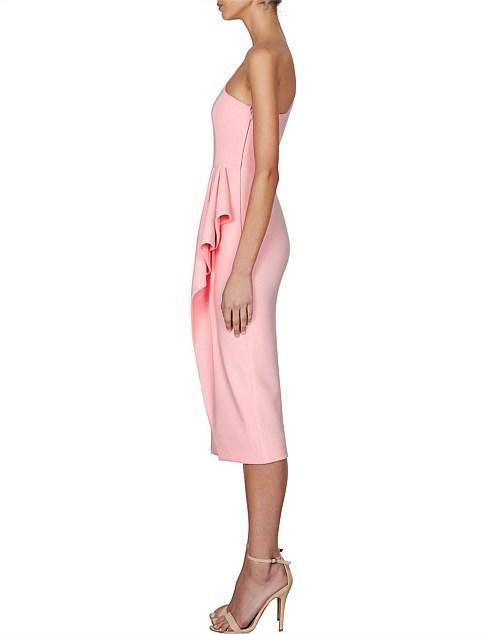 Shona Joy  Ava O/S Peplum Midi Dress Size 8 - Image 3