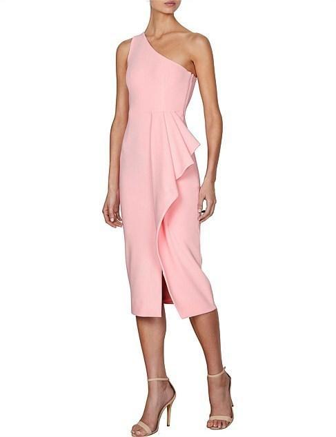 Shona Joy  Ava O/S Peplum Midi Dress Size 8 - Image 2