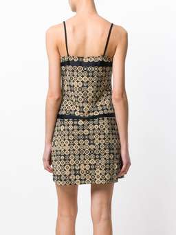 Chanel Logo Coin Medallion Dress Print Size 8