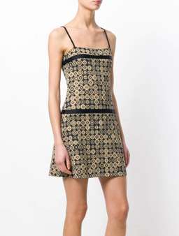 Chanel Logo Coin Medallion Dress Print Size 8