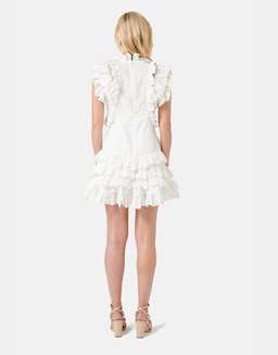 Thurley Seven Seas Mini Dress White Size 6 for rent on The Volte - image 2