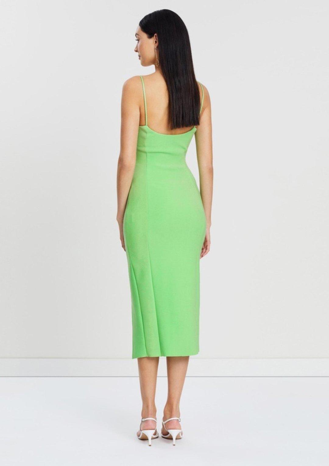 Bec & Bridge Missy Midi Dress Green Size 12 for rent on The Volte - main image