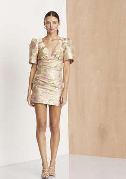 Bec & Bridge Meet You At The Disco V Dress Print Size 10 for rent on The Volte - image 1