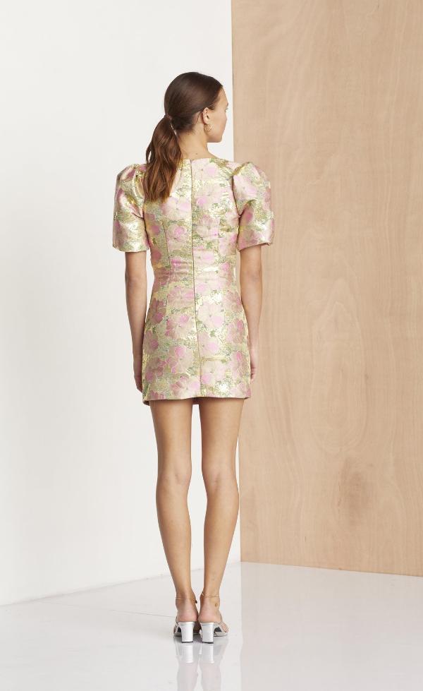 Bec & Bridge Meet You At The Disco V Dress Print Size 10 for rent on The Volte - main image