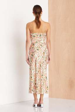 Bec & Bridge Camellia Delights Midi Dress Print Size 10