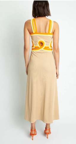 Christopher Esber Looped Verner Bind Multi Strapped Dress Print Size 8 for rent on The Volte - image 3