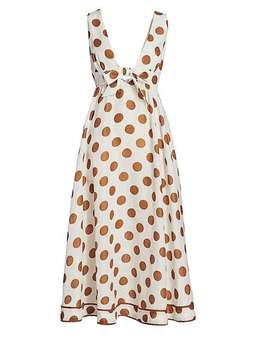 Zimmermann Empire Tie Front Dress Print Size 0P / Au 6 for rent on The Volte - image 2