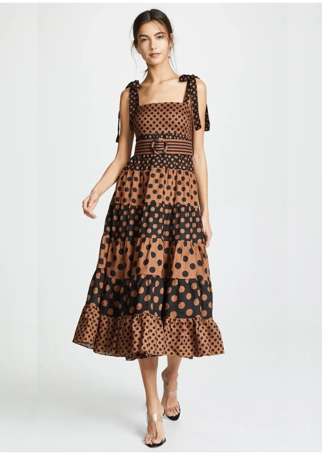 Zimmermann Juno Panel Midi Dress Print Size 0 / AU 8 for rent on The Volte - main image