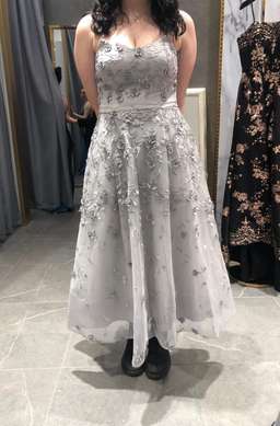 Bariano Strapless Lace Ballgown Gown Size 14