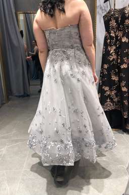 Bariano Strapless Lace Ballgown Gown Size 14