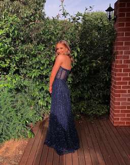 Jadore Kristie Gown Navy Size 8