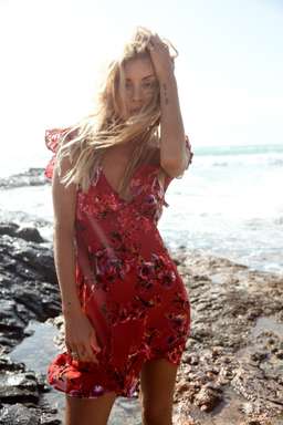 Rat and Boa Romy Dress Red Size 8 for rent on The Volte - image 3