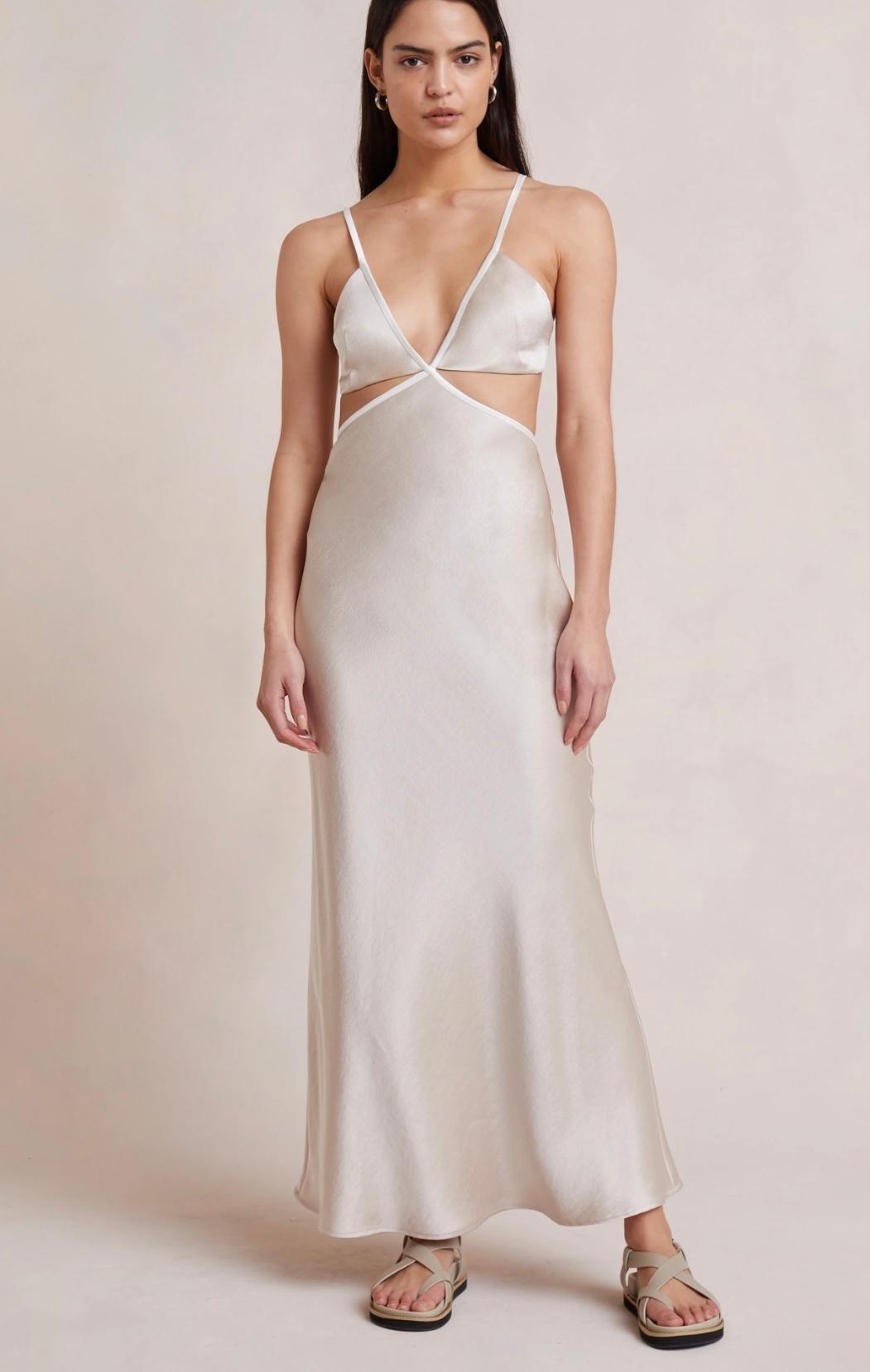 Bec & Bridge Veronique Maxi Dress Sand Size 8 for rent on The Volte - main image