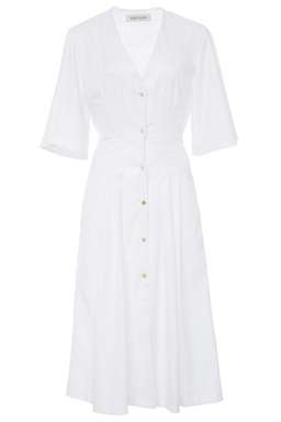 Anna Quan Olive Cotton Dress White Size 12 for rent on The Volte - image 3