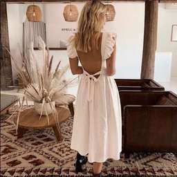 Spell Darling Frill Sleeve Dress White Size 12 for rent on The Volte - image 2