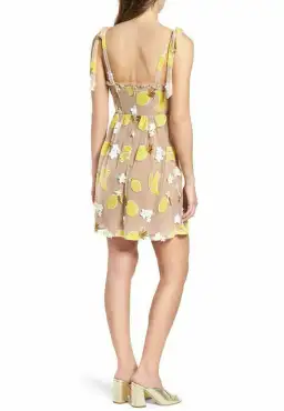 For Love & Lemons Fruit Punch Mini Dress Sequin Print Size 12 for rent on The Volte - image 2