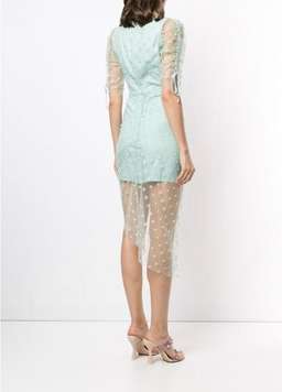 Alice McCall Peppermint Stardust Midi Dress Size 8