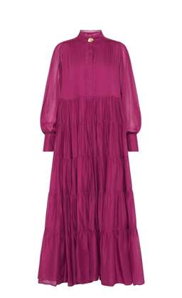 Aje Run Free Maxi Dress Pink Size 8 for rent on The Volte - image 2