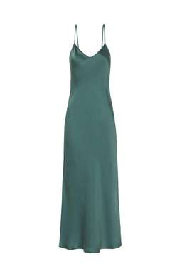 Silk Laundry 90’s Slip Dress Green Size 8 for rent on The Volte - image 3