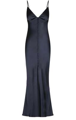 Shona Joy La Lune Bias Slip Dress Navy Size 14 for rent on The Volte - image 3