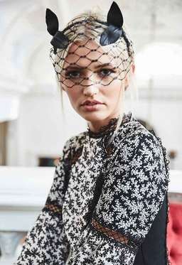 Heather McDowall Pixie Black Veil