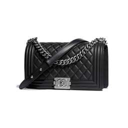 Chanel Boy Handbag Black for rent on The Volte - image 4