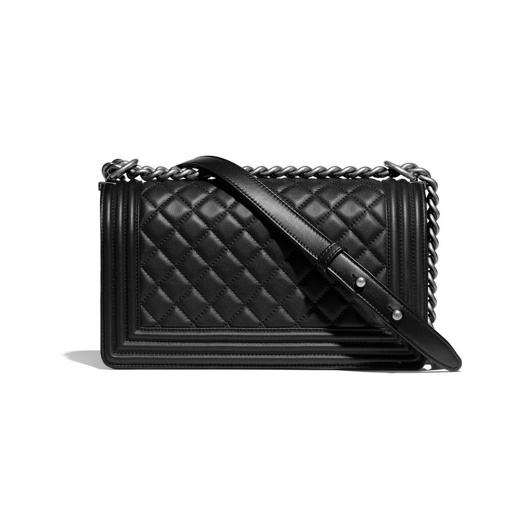 Chanel Boy Handbag Black for rent on The Volte - main image
