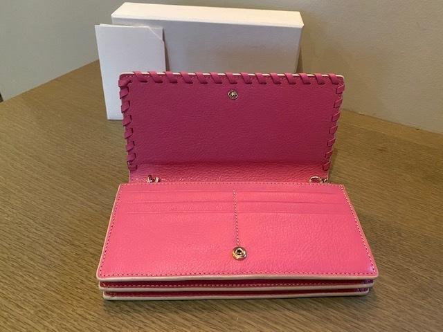 Aje Jour Chain Clutch Bag Fuchsia - Image 3