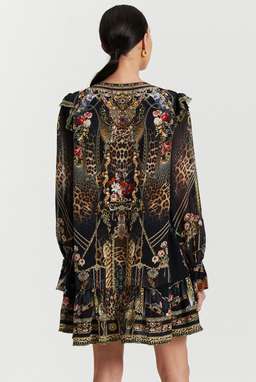 Camilla ‘Gothic Goddess’ Ruffle dress XL