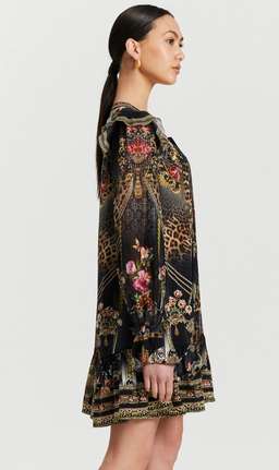 Camilla ‘Gothic Goddess’ Ruffle dress XL