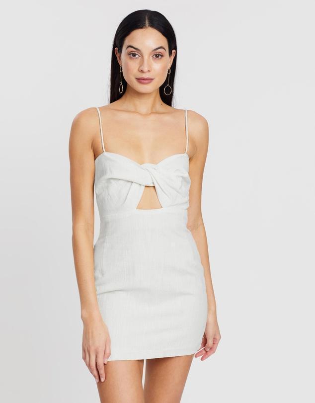 Bec and Bridge Ana Mini Dress White Size 12 for rent on The Volte - main image