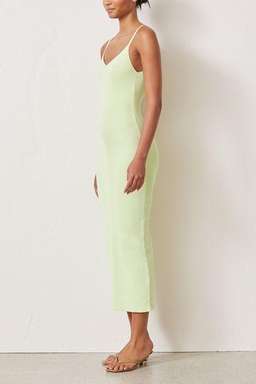 Bec and Bridge Citrus Club Knit Midi Dress Green Size for rent on The Volte - image 2