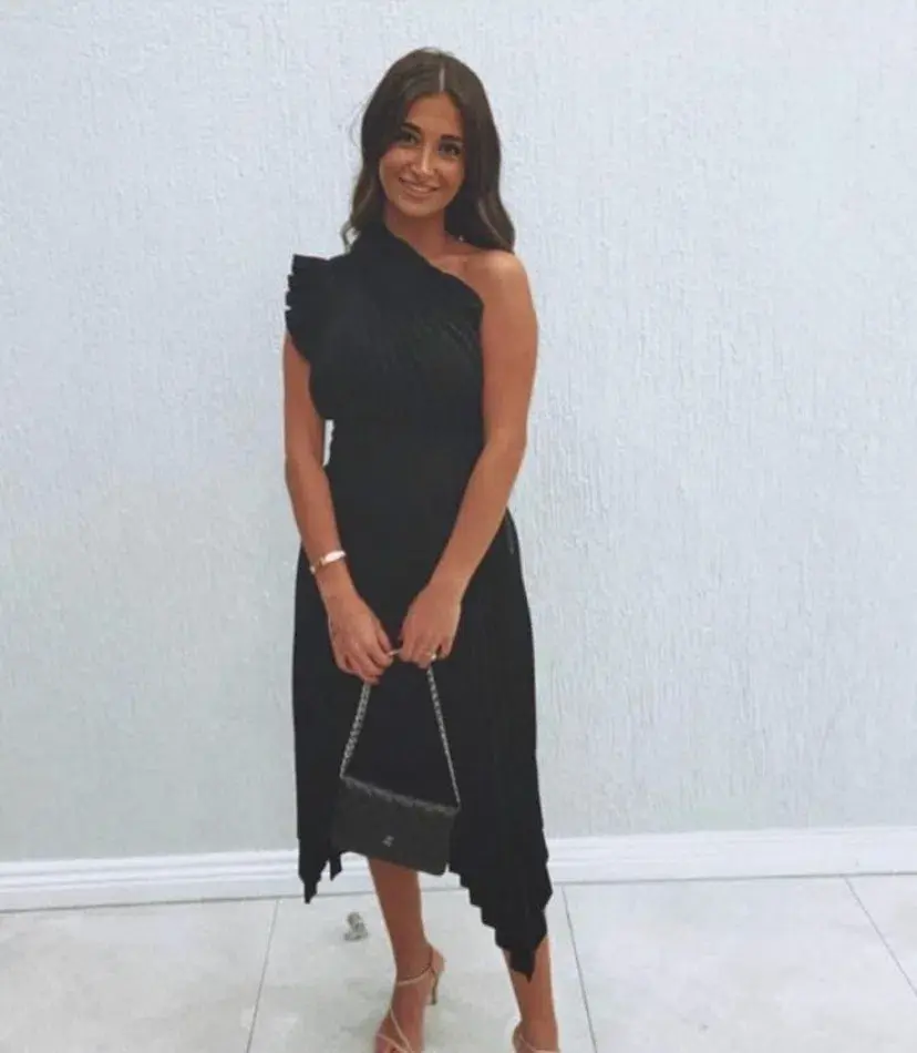 Mossman The Lady Like Dress Black Size 6 for rent on The Volte - main image