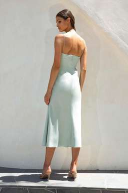 Misha Casandra Dress Blue Size 12