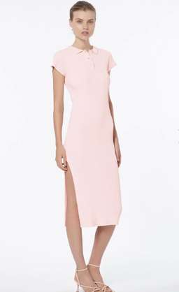 Manning Cartell MVP Knit Midi Dress Pink Size 4 for rent on The Volte - image 1